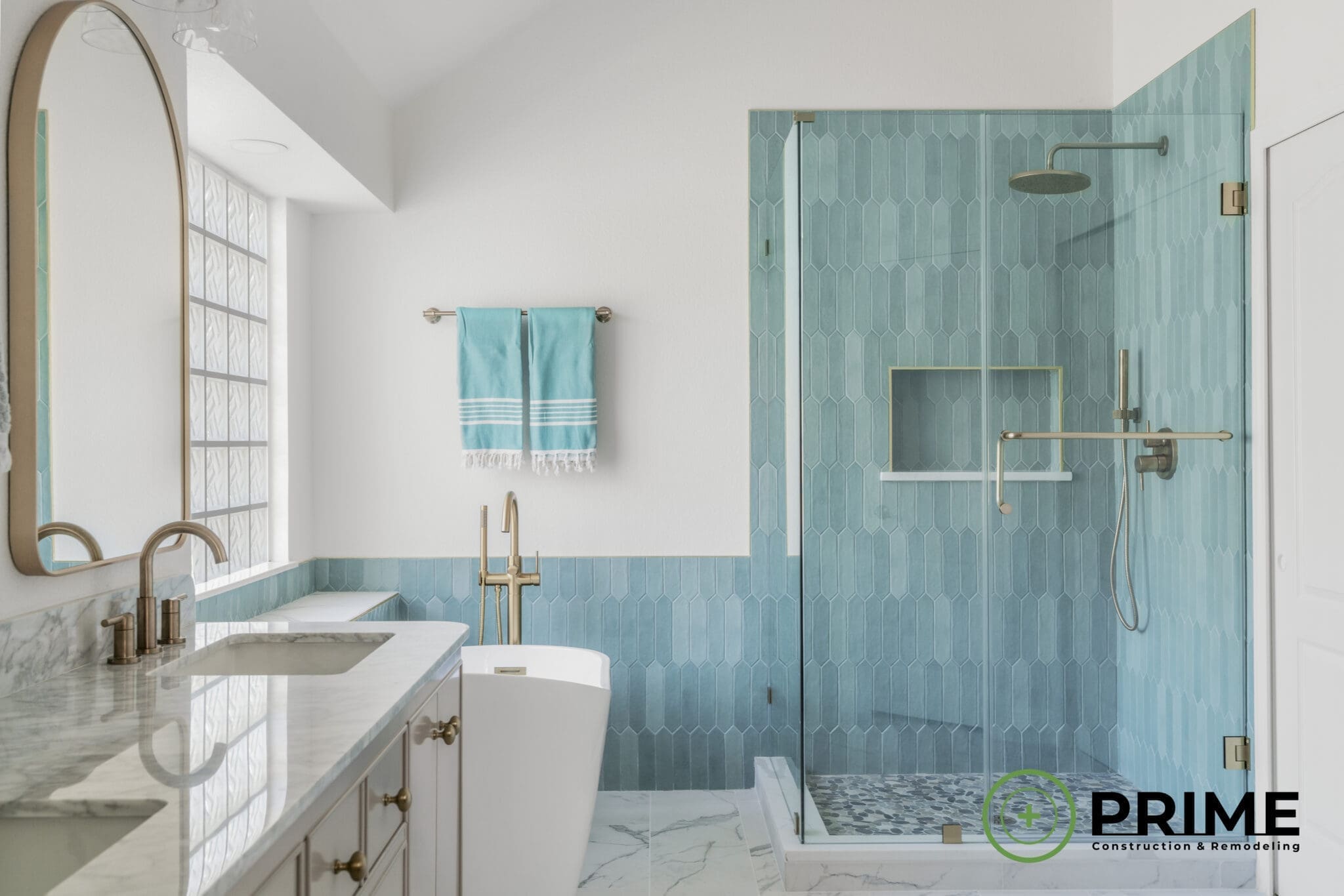 Bathroom remodel in Austin TX by Prime Construction