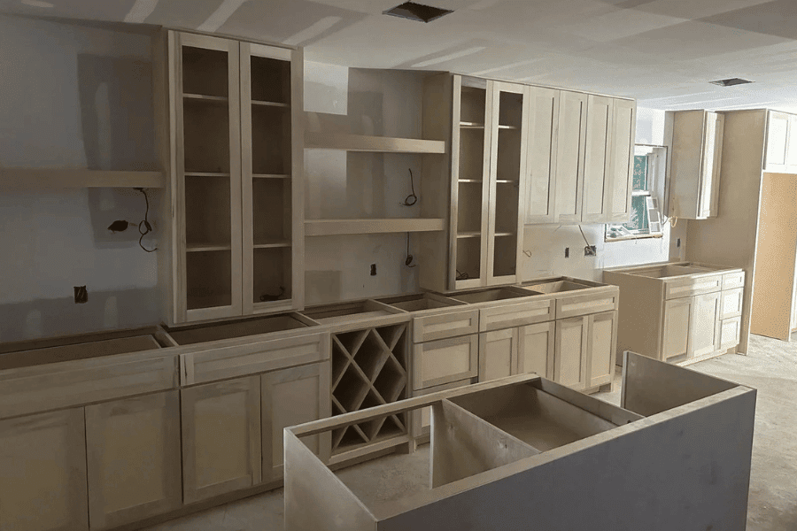Custom kitchen cabinet remodeling in Austin TX by Prime Construction