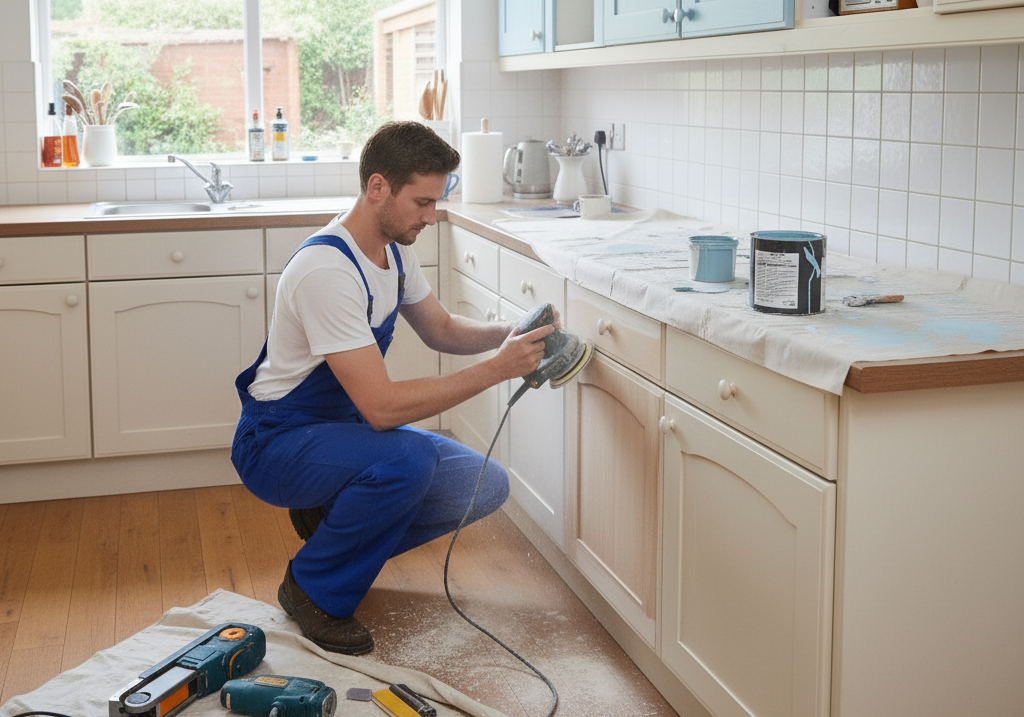 Austin TX kitchen remodeling showcasing how to refinish kitchen cabinets for a modern look